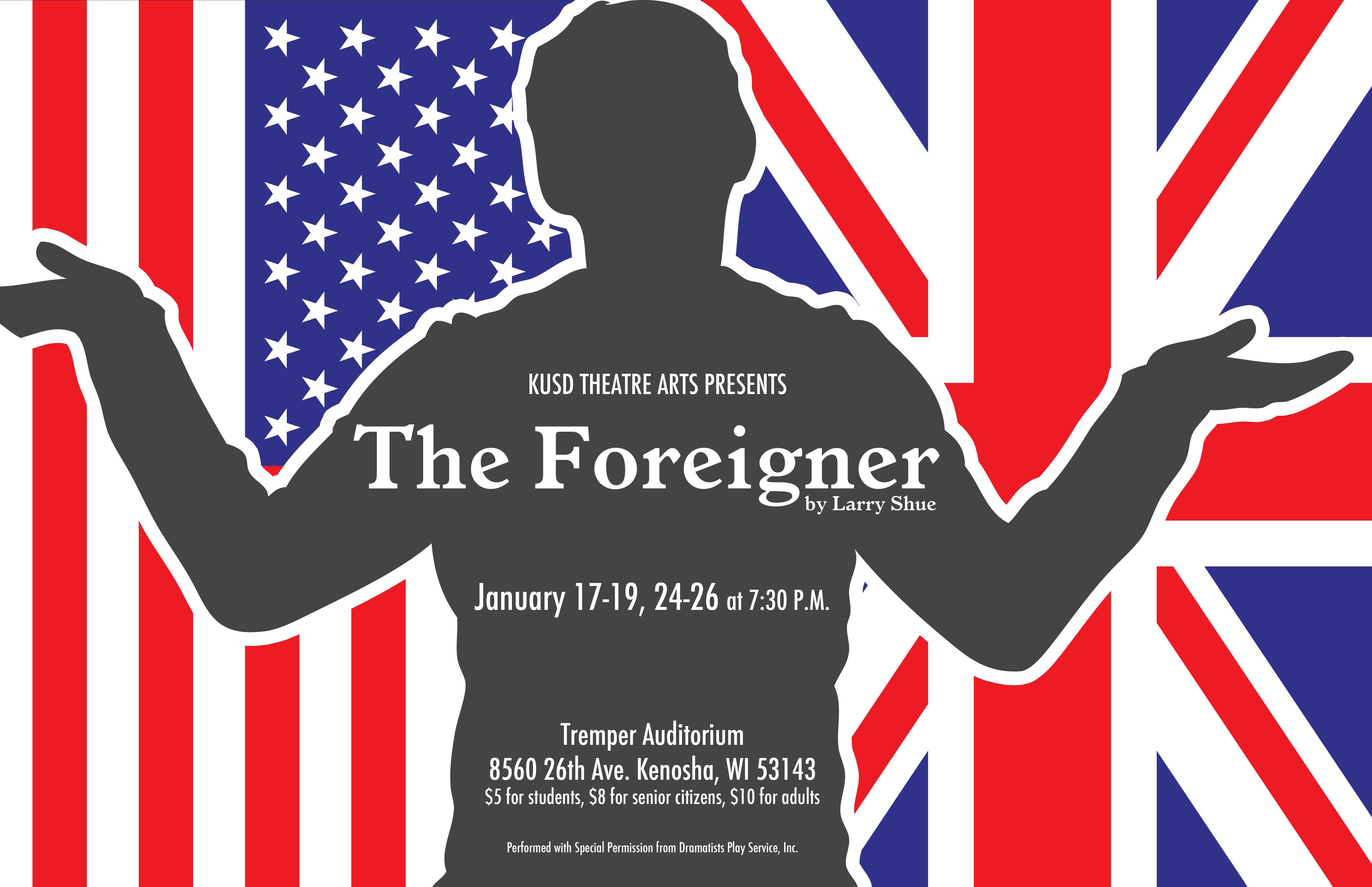 The poster for The Foreigner