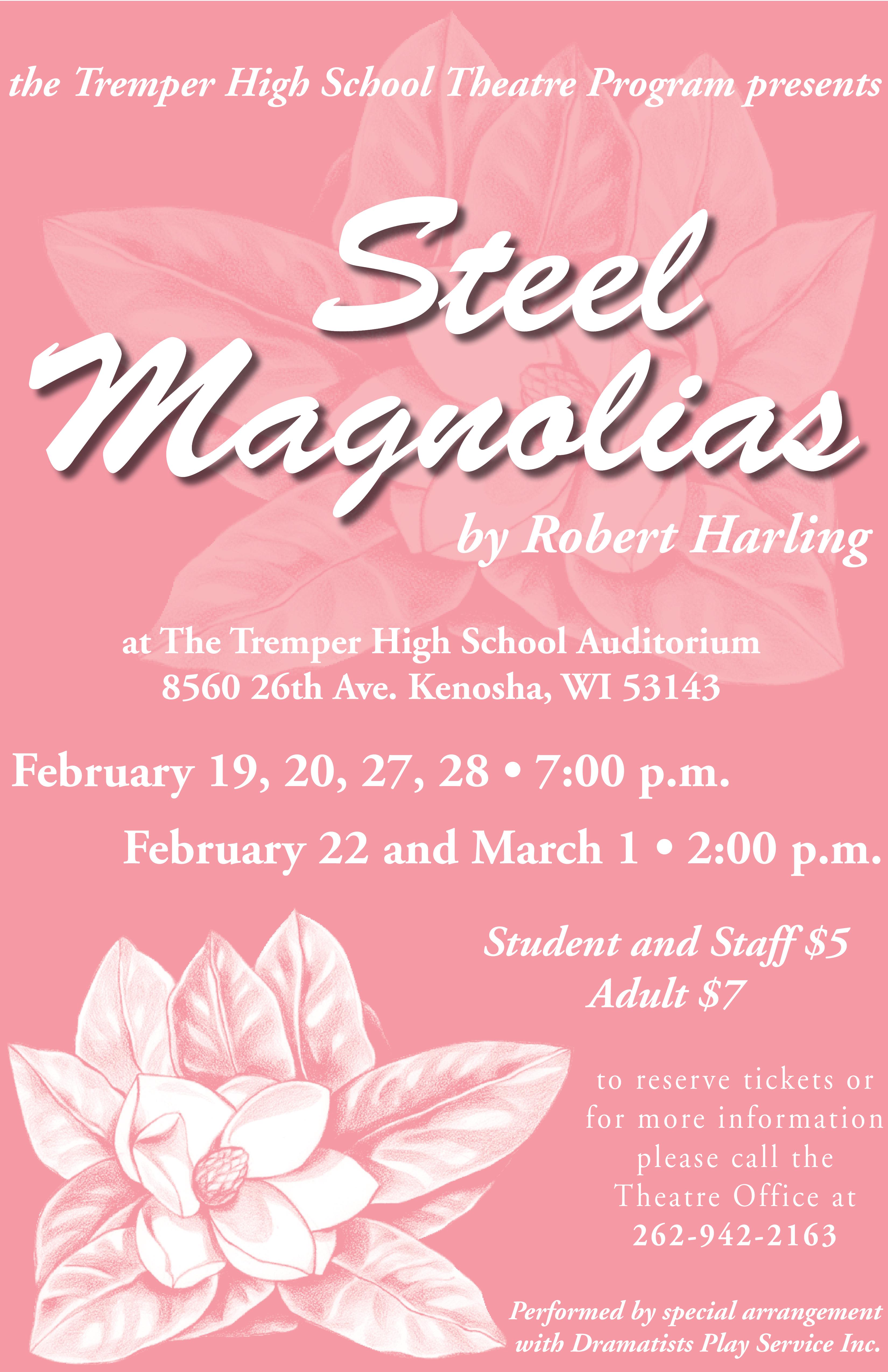 The poster for Steel Magnolias