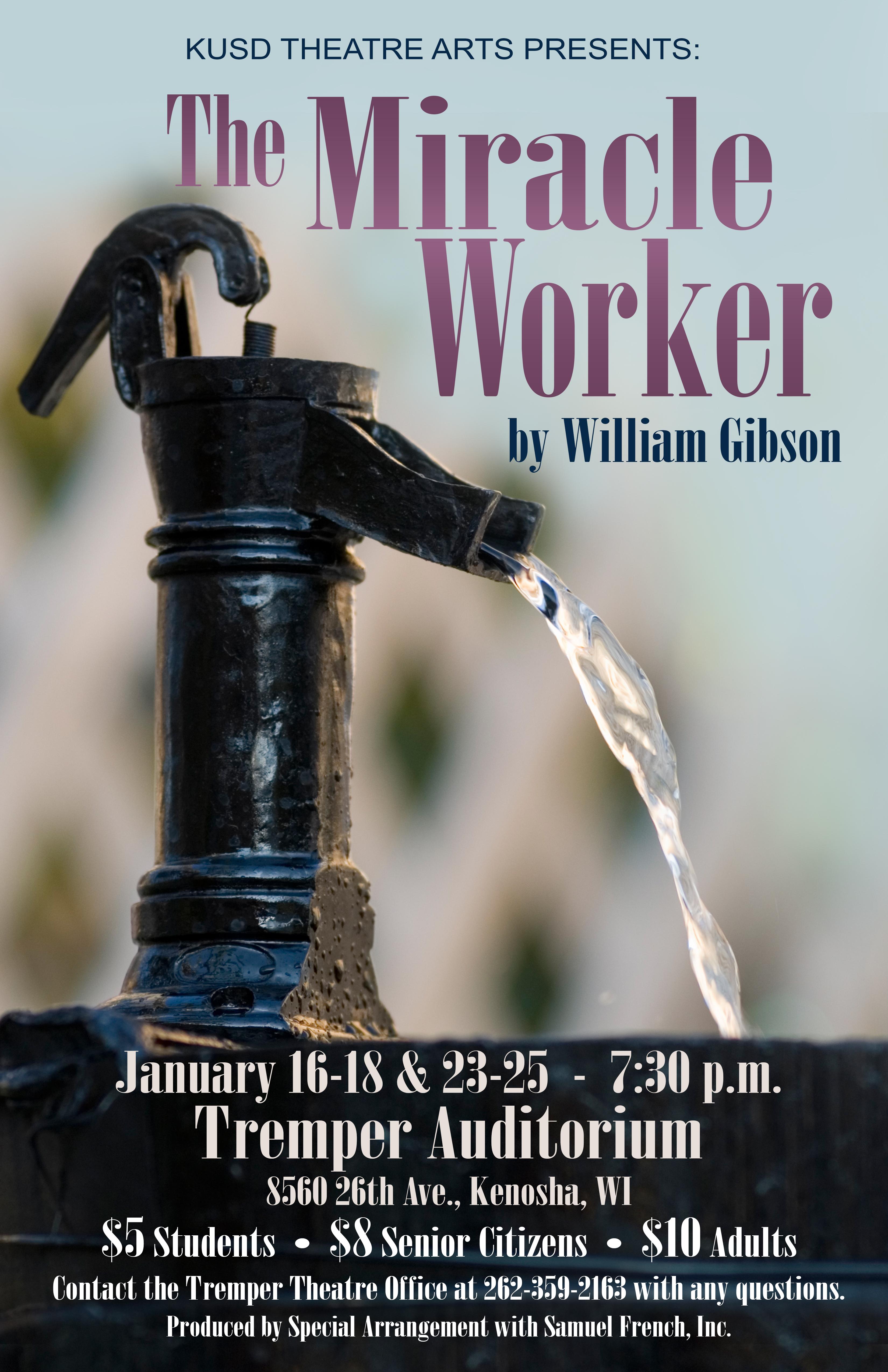 The poster for The Miracle Worker