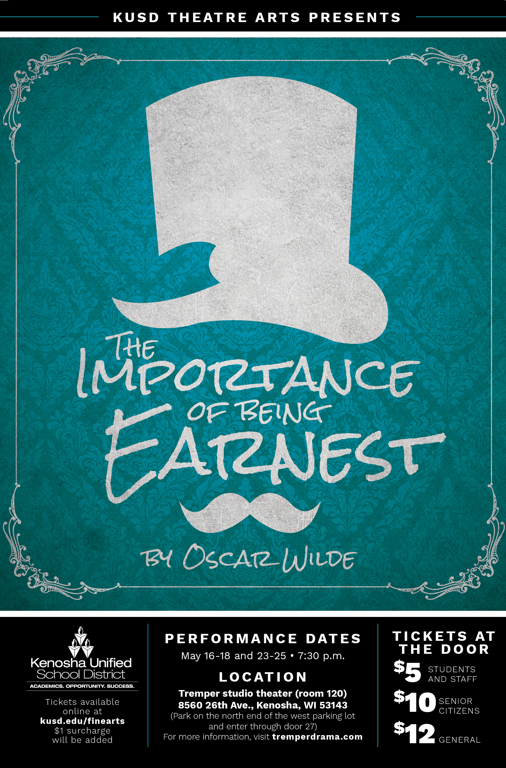 The poster for The Importance Of Being Earnest