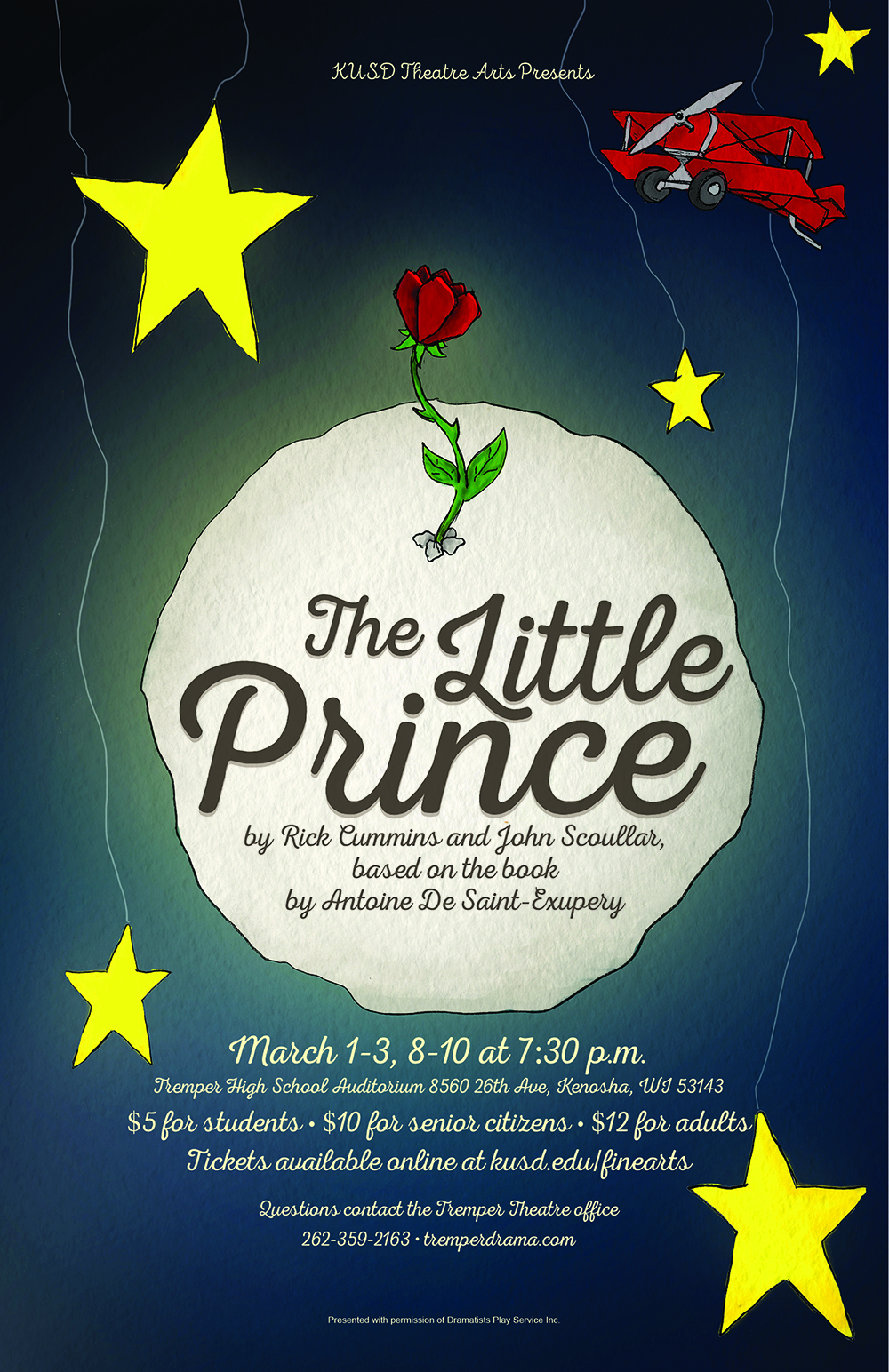 The poster for The Little Prince