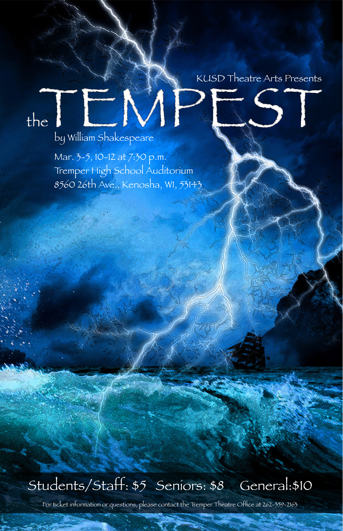 The poster for The Tempest